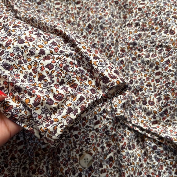 Madewell Corduroy Peplum Top - Picture 10 of 16